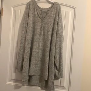 Abercrombie & Fitch Cozy Long Sleeve Boyfriend Henley